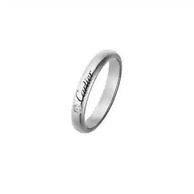 Cartier C de Cartier Wedding Band Platinum Diamond