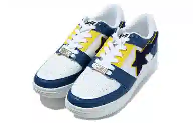 A BATHING APE STA Low Blue White