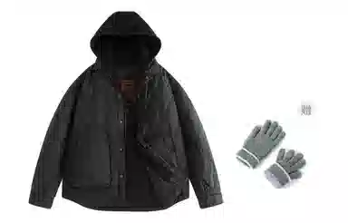 MIIOW Trend Party Series 90 Duck Down Retro Hoodie Jacket