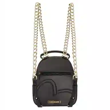 EVISU Logo Seagull Mini Backpack Black
