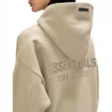 Fear of God Essentials Classic Fit Fleece Zip Up Timber