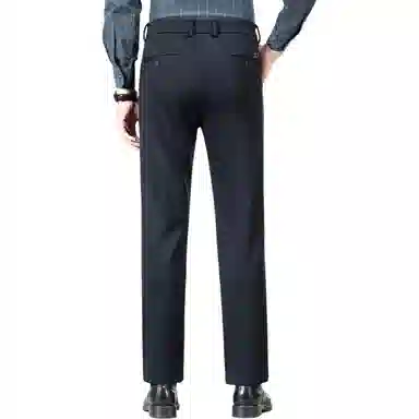 红豆 含绵羊毛磨毛加厚商务职业正装休闲百搭直筒西装裤 男款