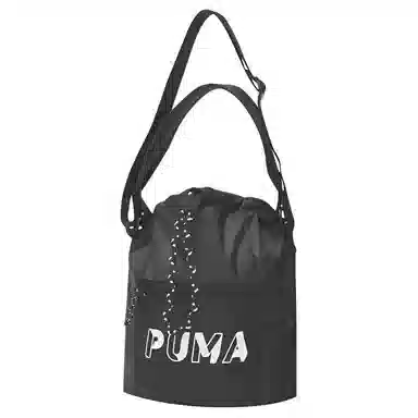 PUMA Drawstring Bucket Bag Small Black