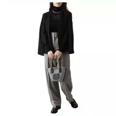 Longchamp Roseau Tote Small Gray