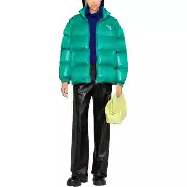 Prada FW22 Green Down Jacket
