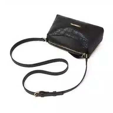 老人头 时尚鳄鱼纹百搭柔软高级质感 牛皮革拼合成革 单肩包 常规 女款 多色