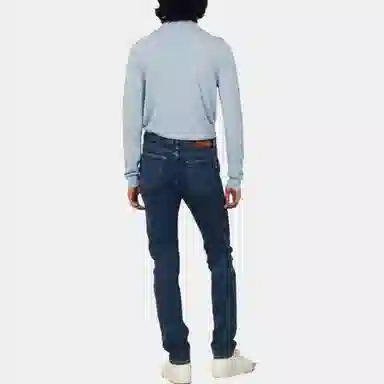 Sandro Straight Pocket Jeans Vintage Blue