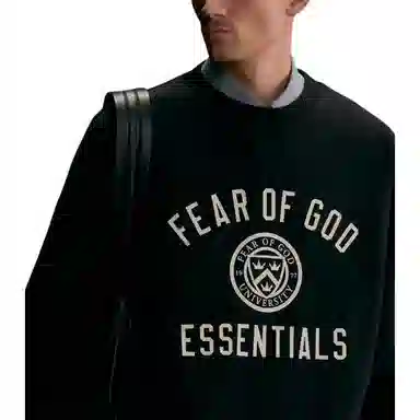 Fear of God Essentials Jersey Long Sleeve Tee Black