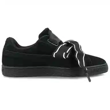 PUMA Suede Heart Satin II Black