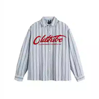 TIRED Letter Print Shirt