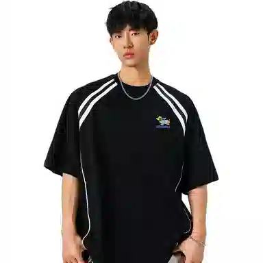 FOREST LIBRARY Sausage Dog Embroidered T-Shirt