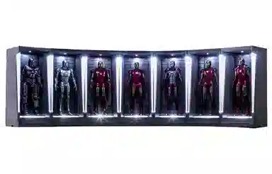 Hot Toys Iron Man Mini Genaku MK1-7 Set