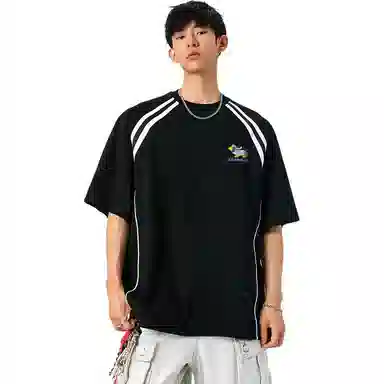 FOREST LIBRARY Sausage Dog Embroidered T-Shirt