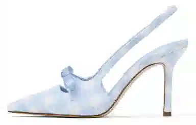 CHARLES&KEITH Satin Bow Pointed Toe Heels