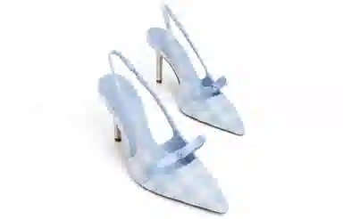 CHARLES&KEITH Satin Bow Pointed Toe Heels