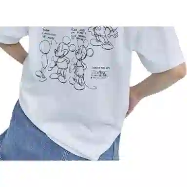 Lee x Disney Graphic Tee White