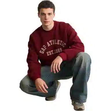 GAP Logo Fleece Crewneck Sweatshirt