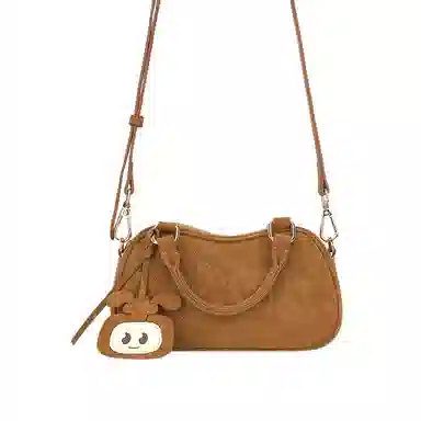 稻草人 琥珀流光系复古风百搭少时尚满印通勤小拎包 织物 手提包 常规 女款 多色