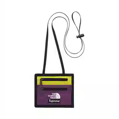 Supreme x The North Face FW18 Logo Wallet Purple