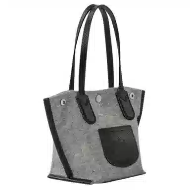 Longchamp Roseau Tote Small Gray