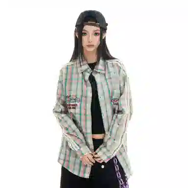 The Simpsons Retro Stripe Embroidered Shirt