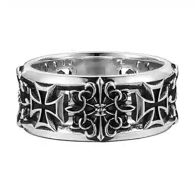 MYSH Cross Ring 925 Silver
