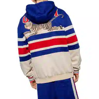 GUCCI Logo Hoodie Blue