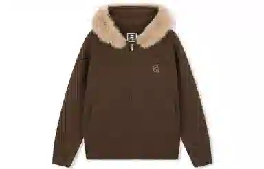 BONELESS Embroidered Hooded Cardigan