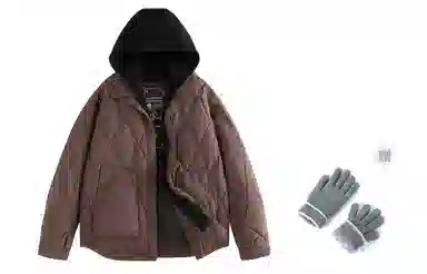 MIIOW Trend Party Series 90 Duck Down Retro Hoodie Jacket