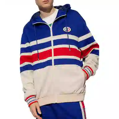 GUCCI Logo Hoodie Blue