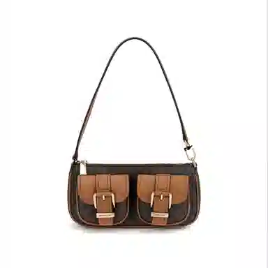 Michael Kors Zoe Logo Shoulder Bag Acorn