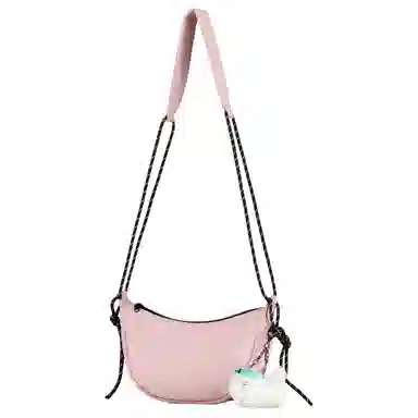 New Balance Logo Zip Crossbody Bag Pink