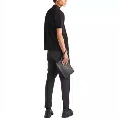 Prada SS24 Logo Polo Black