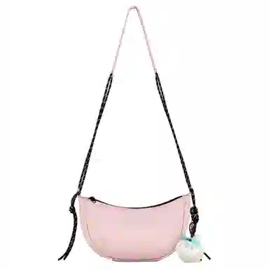 New Balance Logo Zip Crossbody Bag Pink