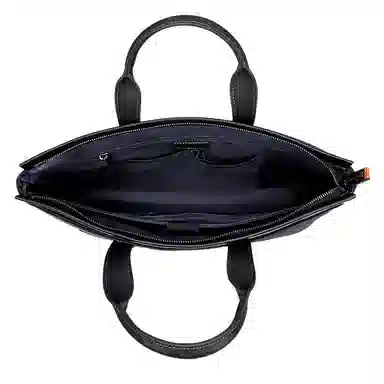 GOLF Business Leather Briefcase Large Black