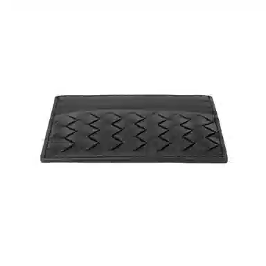 Bottega Veneta Intrecciato Leather Card Holder Black