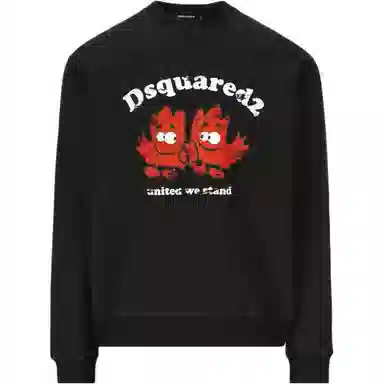 DSQUARED2 FW23 Crewneck Sweatshirt Black