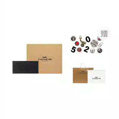 COACH Long Wallet Black