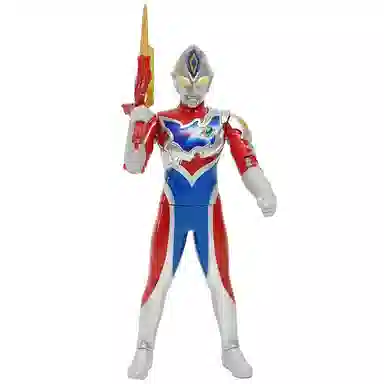 灵动创想 奥特曼 之力系列 儿童玩具 带武器可动人偶