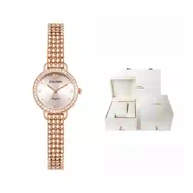 GOLGEN Quartz Women's Gold Dial