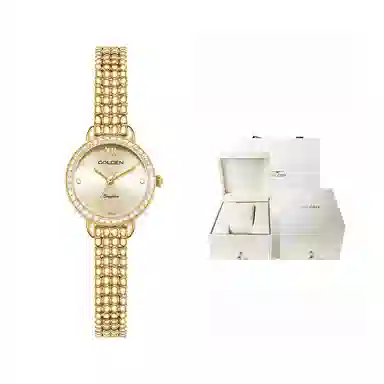 GOLGEN Quartz Women's Gold Dial