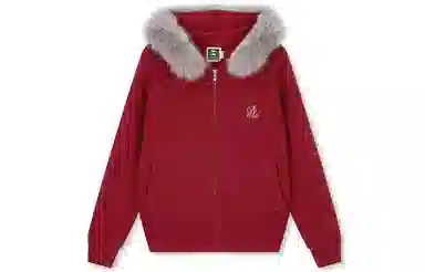 BONELESS Embroidered Hooded Cardigan