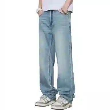 Yinlang Shijia Thin Tencel Straight Loose Jeans