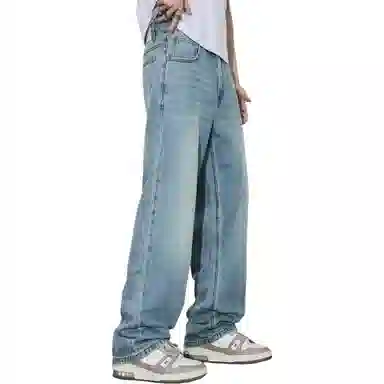 Yinlang Shijia Thin Tencel Straight Loose Jeans