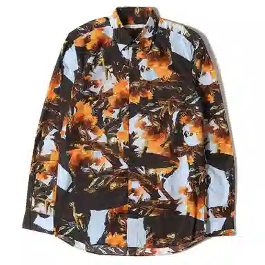 Givenchy SS23 Rooster Print Long Sleeve Shirt