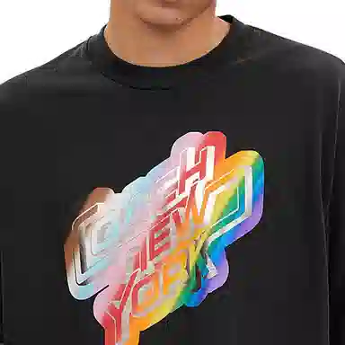 COACH Rainbow Logo T-Shirt Black