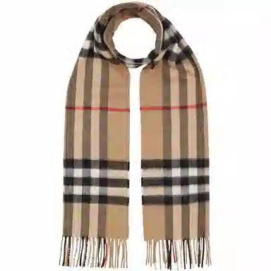 Burberry The Classic Check Cashmere Scarf