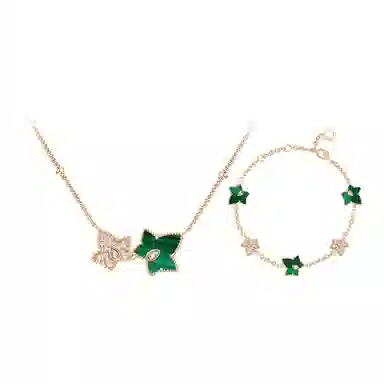Lola Rose Ivy Series Malachite Necklace