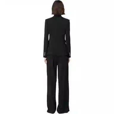 PINKO SS24 High Waist Wide Leg Pants