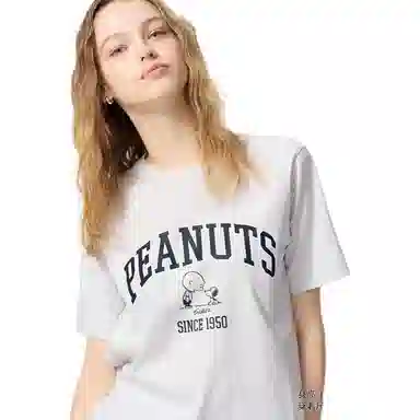 UNIQLO x PEANUTS SS25 Snoopy T-Shirt Grey
